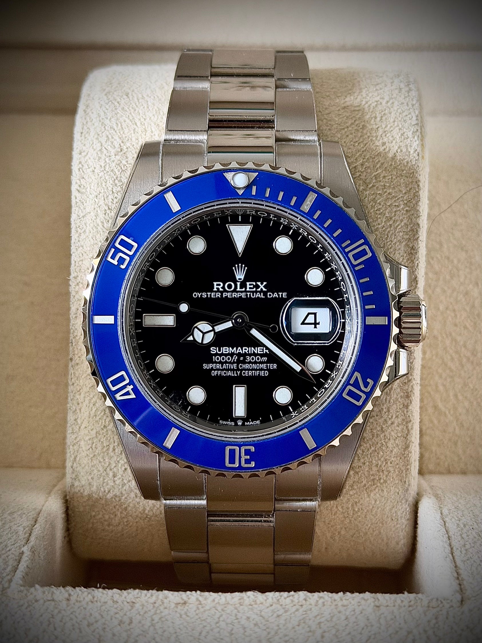 2023 ROLEX SUBMARINER DATE, 126619LB, COOKIE MONSTER, FULL SET, INC GST