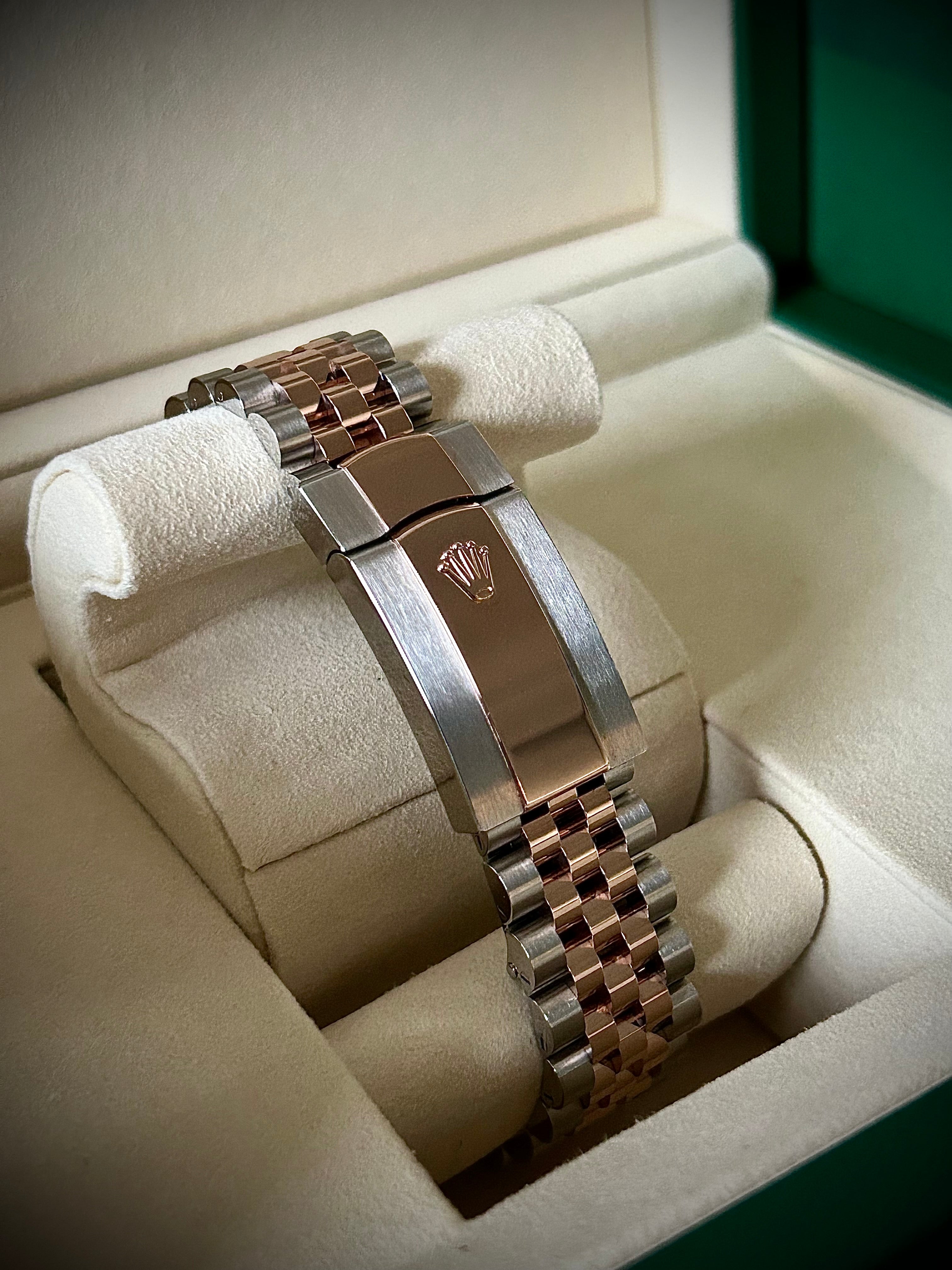 2025 ROLEX DATEJUST 41, CHOCOLATE DIAL, 126331, FULL SET, INC GST