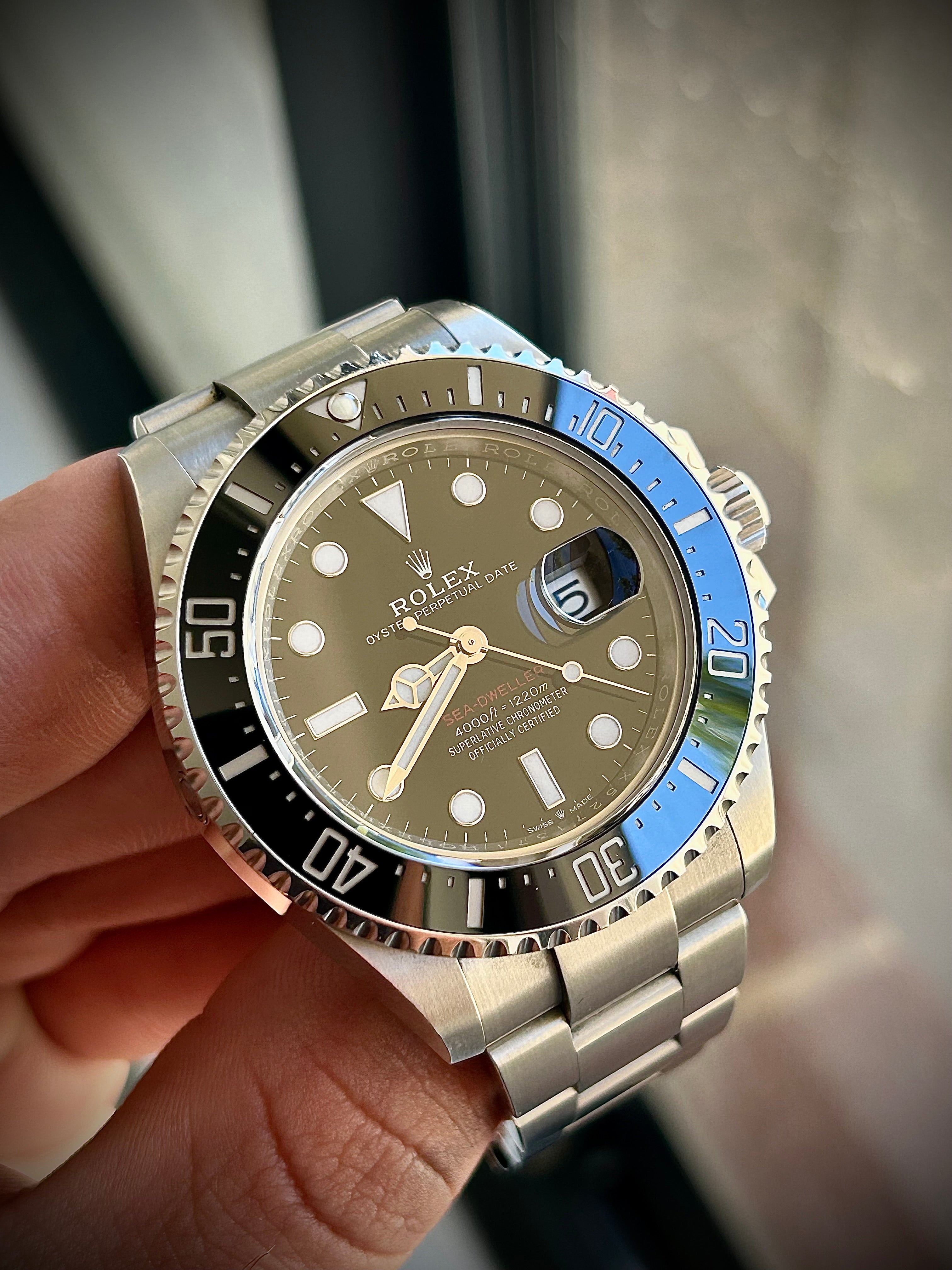 2020 ROLEX SEA DWELLER, 126600, BOX AND PAPERS, INC GST