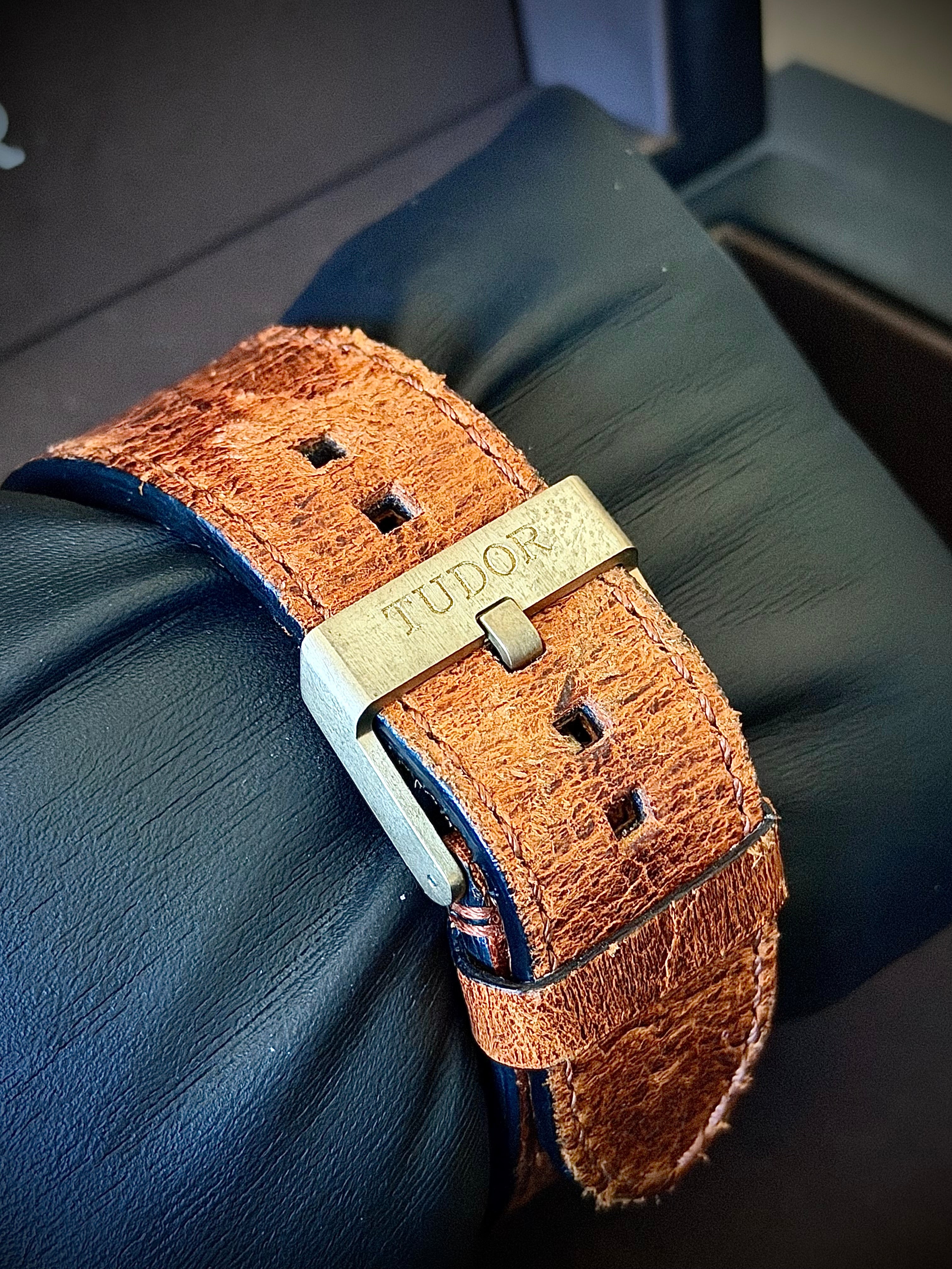 CIRCA 2017 TUDOR BLACK BAY BRONZE, WATCH AND BOX ONLY, INC GST