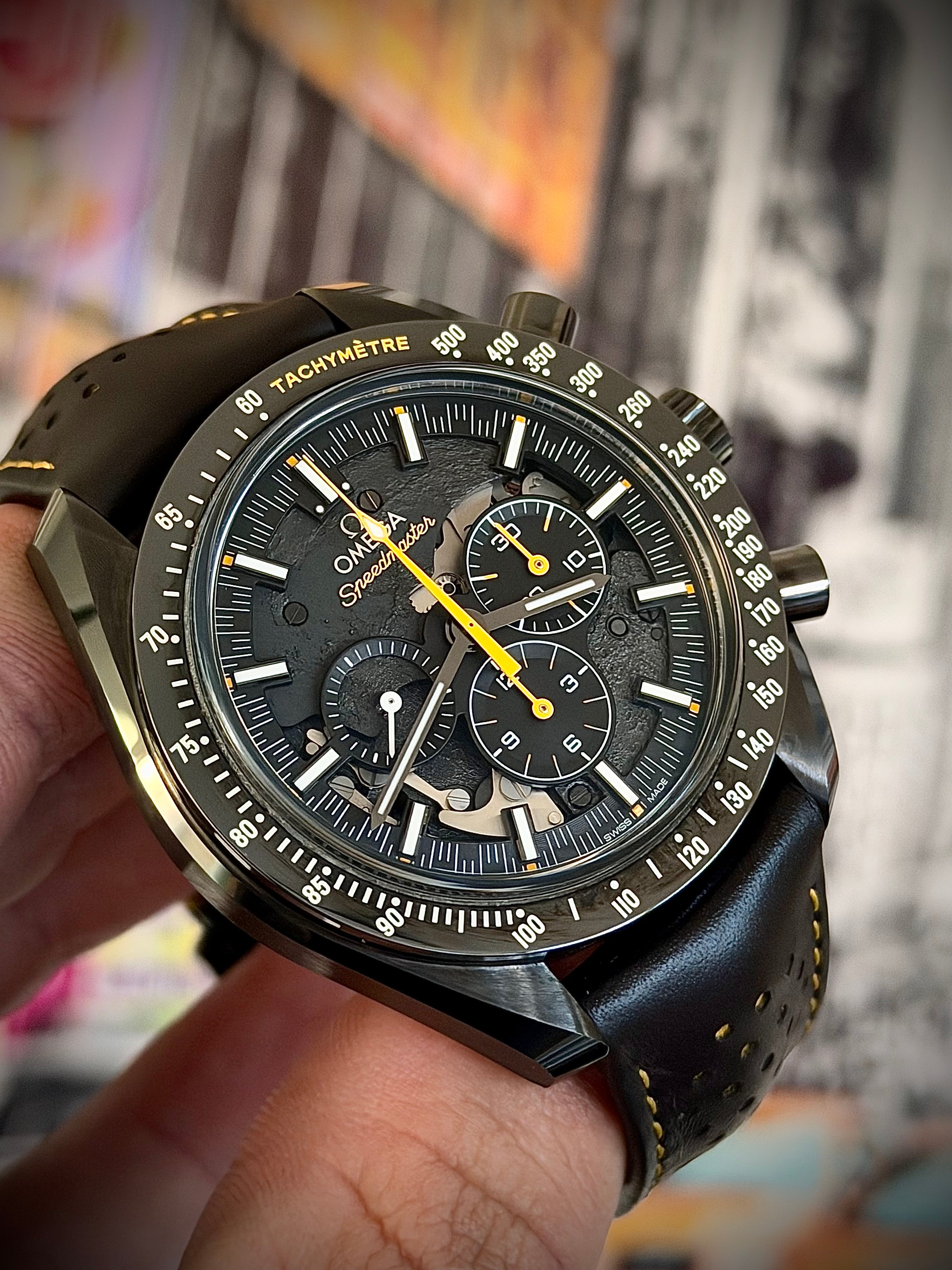 2020 OMEGA SPEEDMASTER APOLLO 8 DARK SIDE OF THE MOON, FULL SET, INC GST