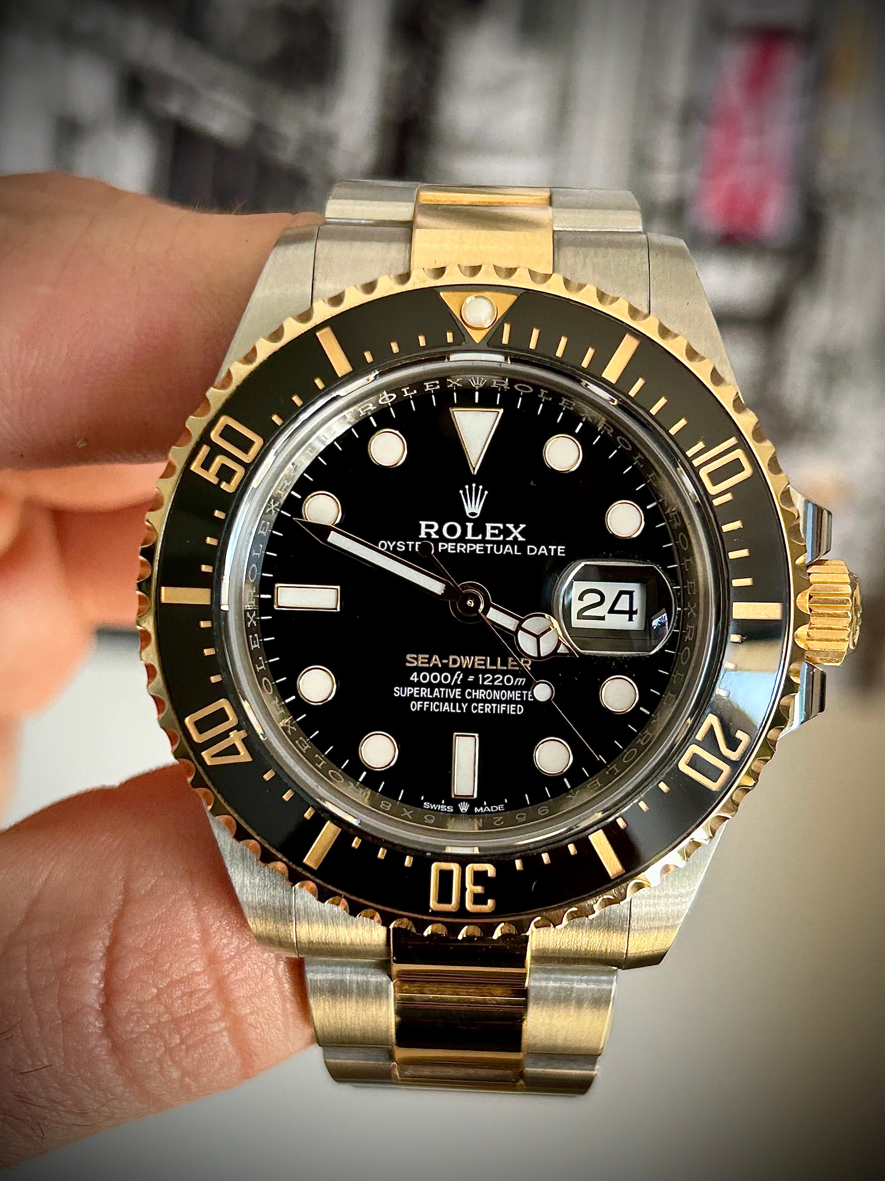 2020 ROLEX SEA DWELLER, TWO TONE, 126603, FULL SET, INC GST