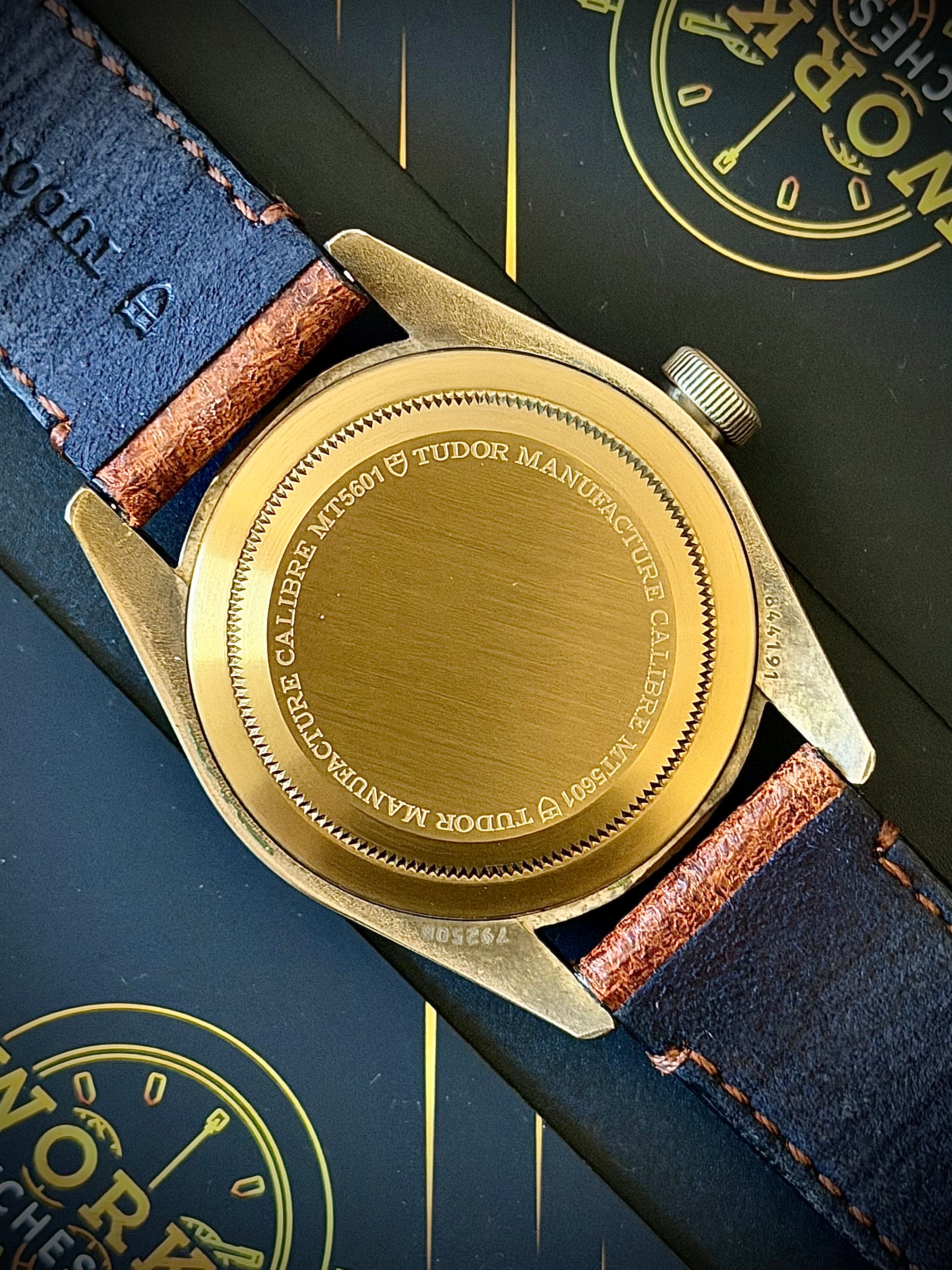 CIRCA 2017 TUDOR BLACK BAY BRONZE, WATCH AND BOX ONLY, INC GST