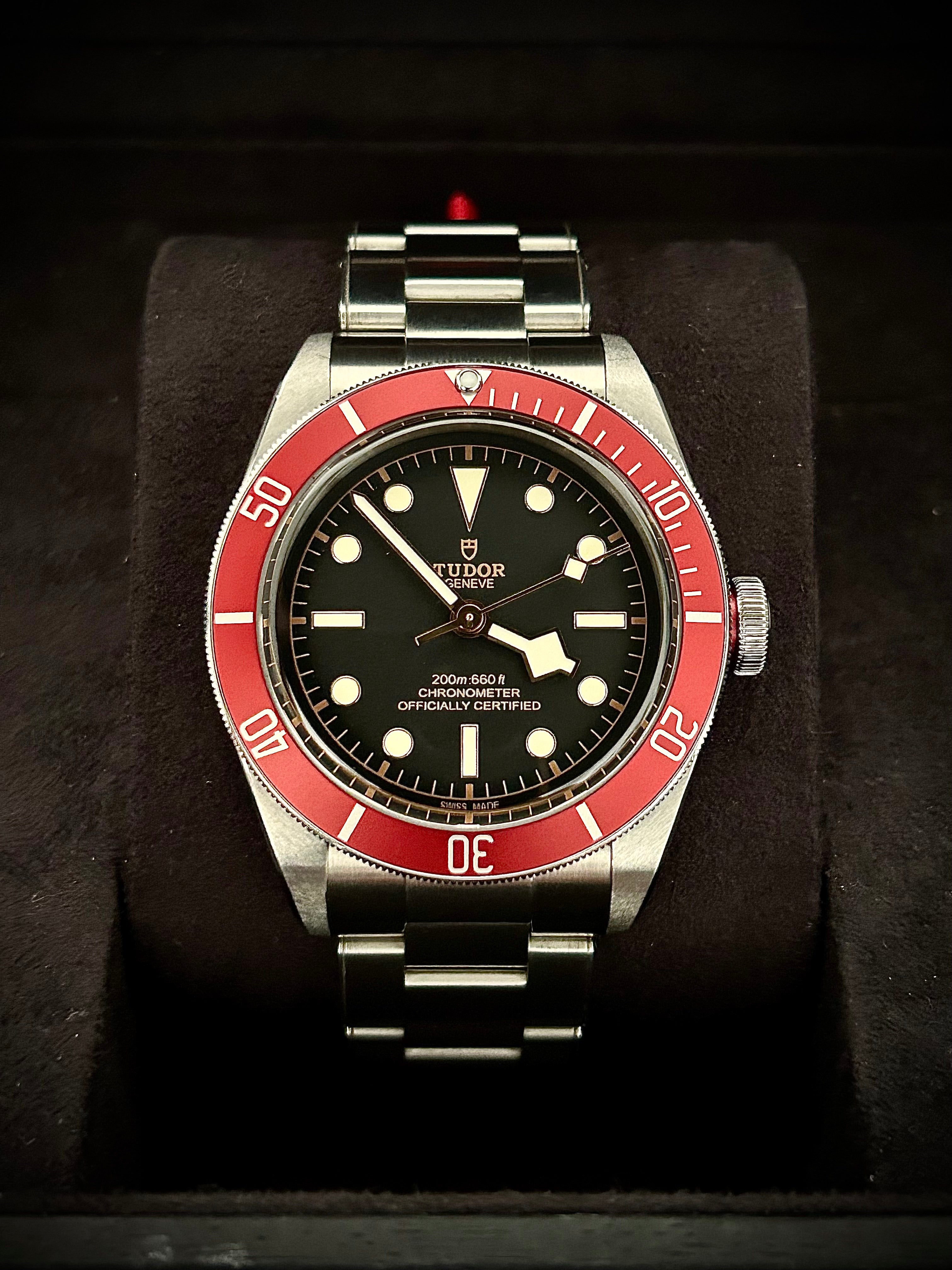 2021 TUDOR BLACK BAY BURGANDY, 41MM, FULL SET, INC GST