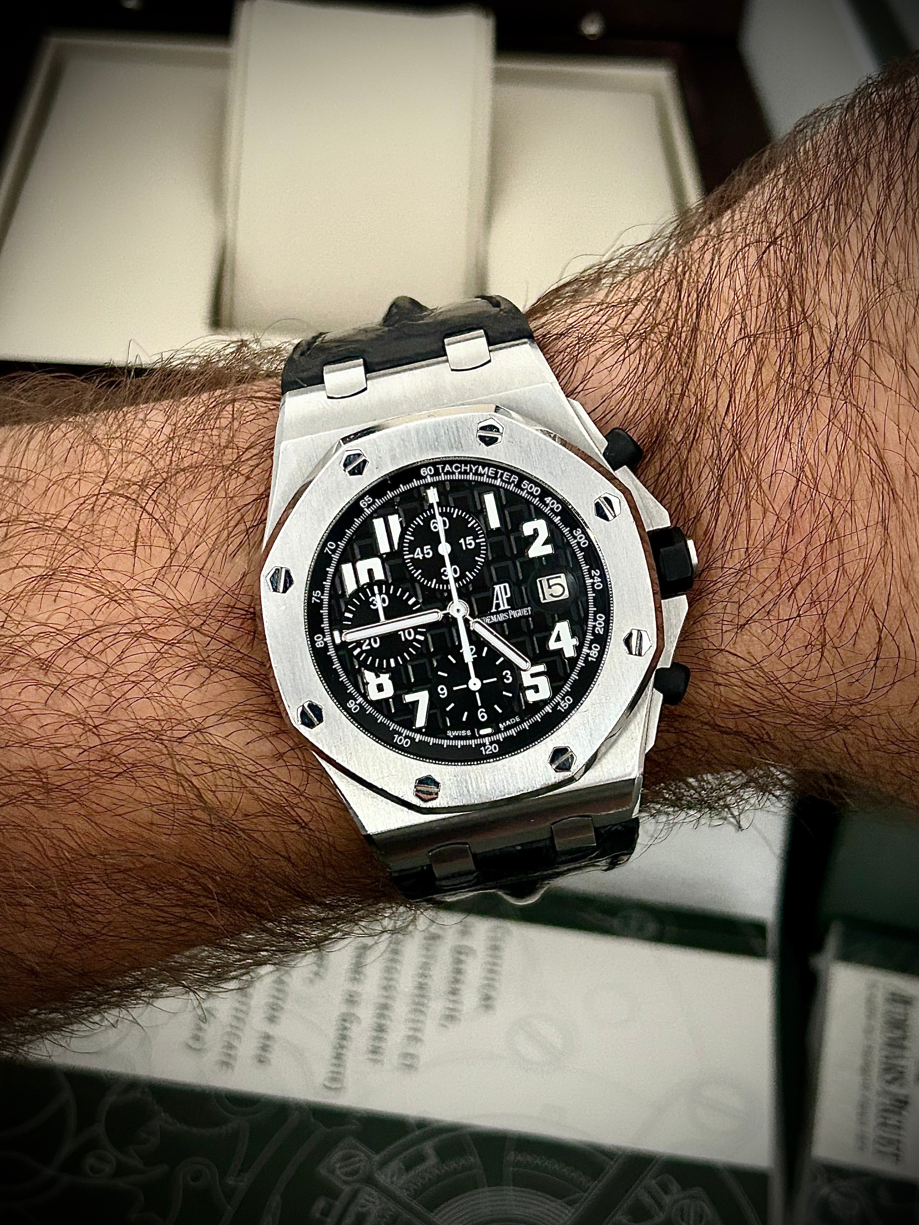 2013 AUDEMARS PIGUET ROYAL OAK OFFSHORE CHRONOGRAPH, FULL SET, INC GST