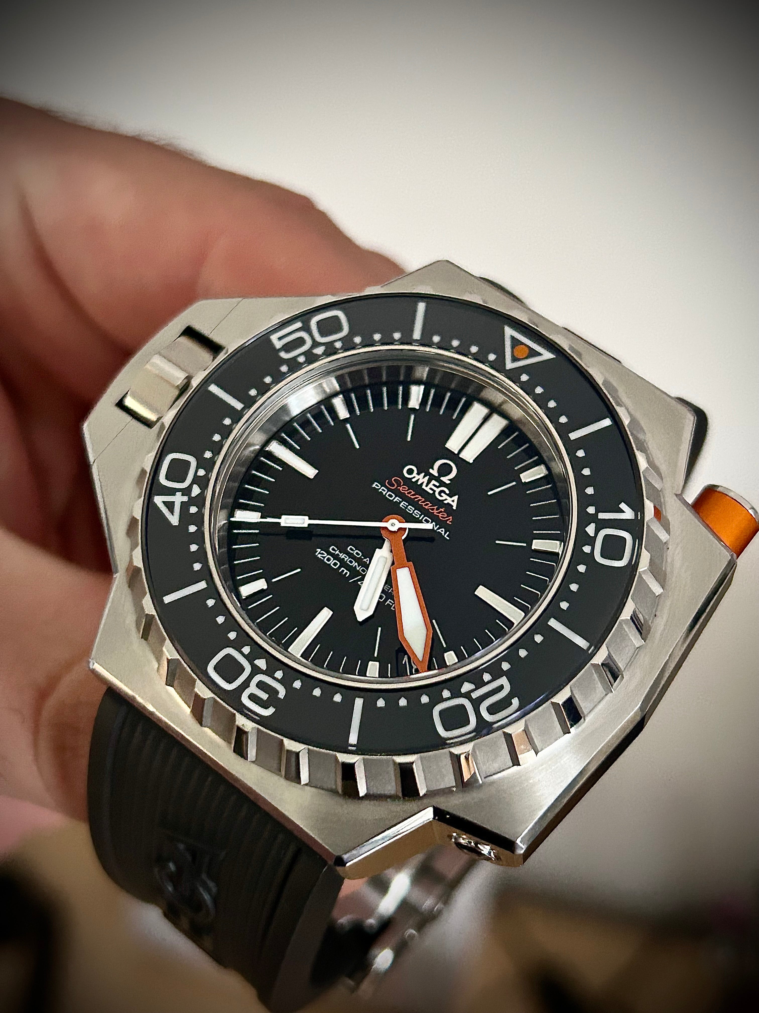 2022 OMEGA SEAMASTER PLOPROF 1200M, FULL SET, INC GST