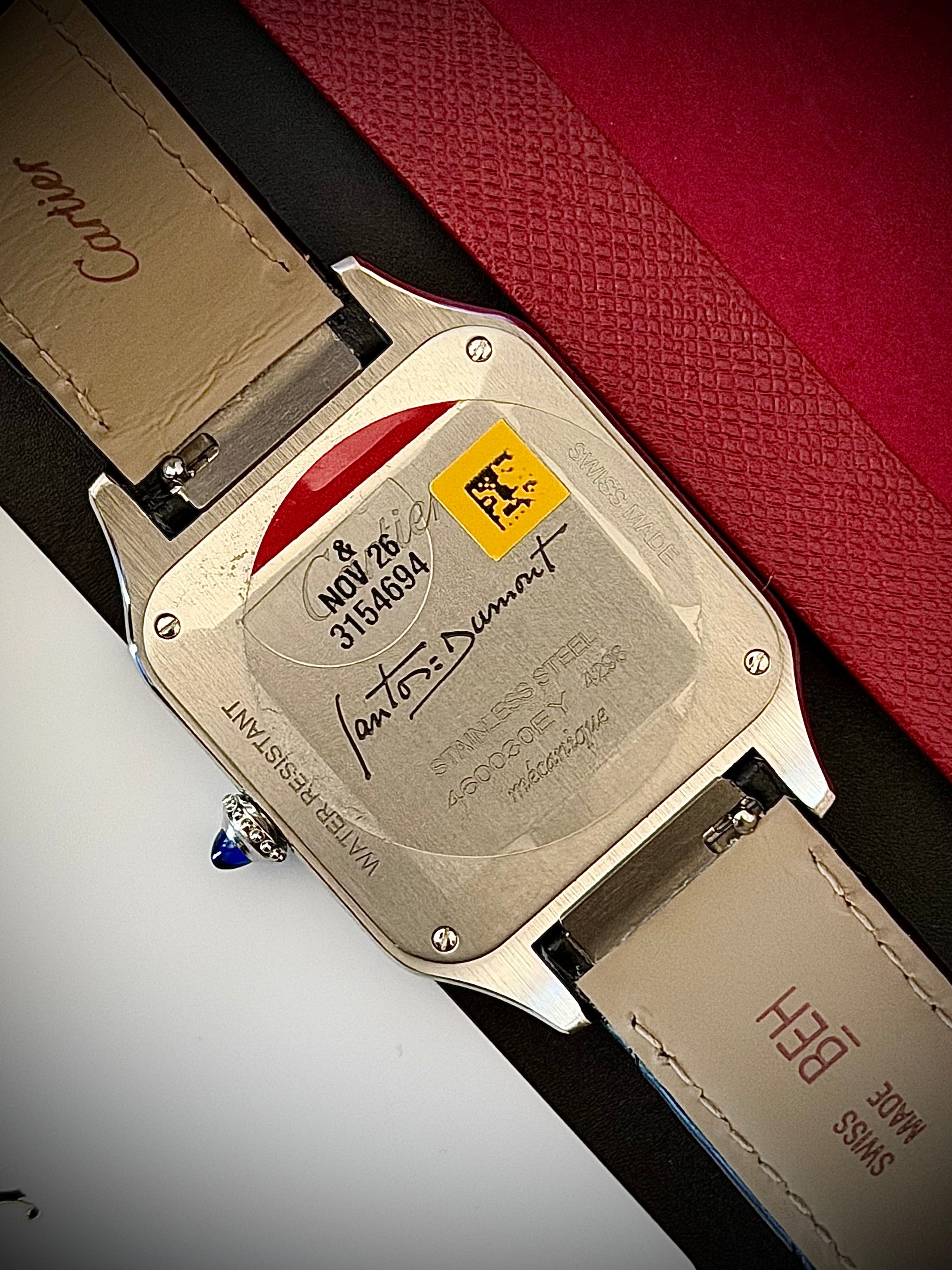 2024 CARTIER SANTOS-DUMONT, WSSA0046, BOX & CARD, INC GST