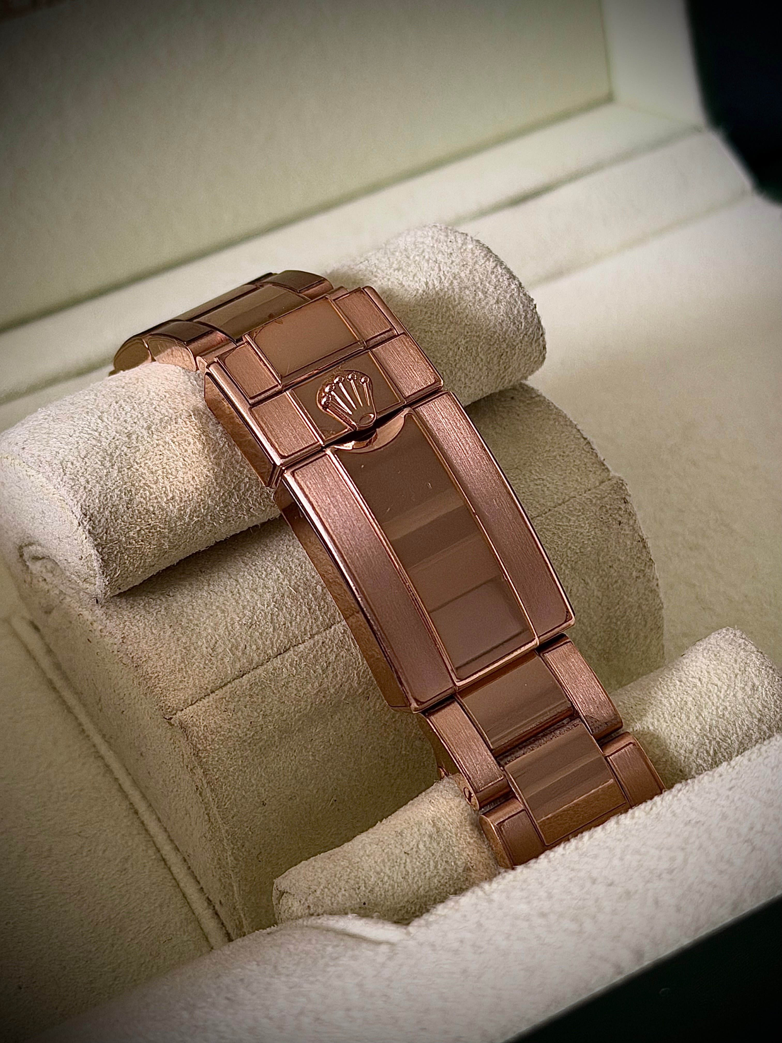2011 ROLEX DAYTONA, FULL ROSE GOLD, 116505, FULL SET, INC GST
