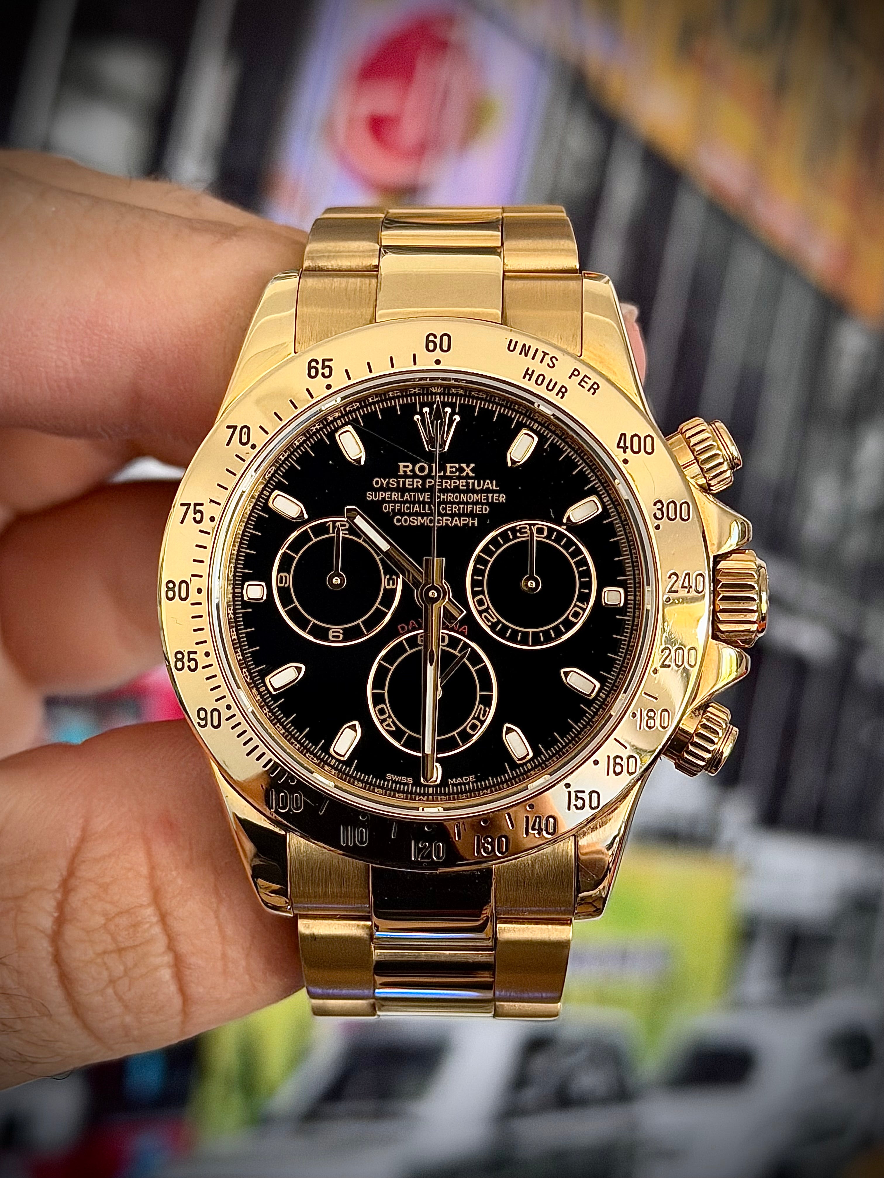 2014 ROLEX DAYTONA, 116528, BOX AND PAPERS, INC GST