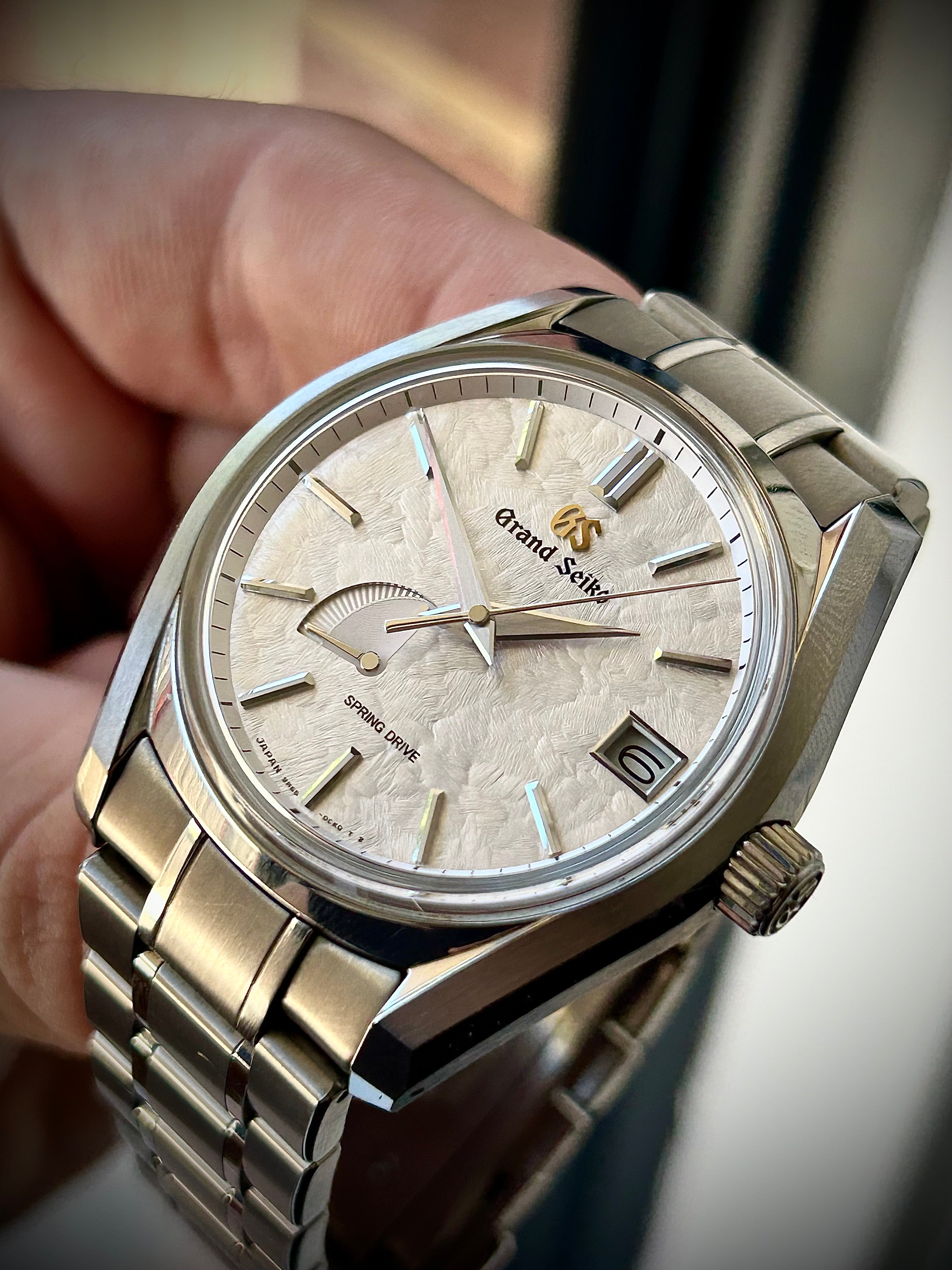 2022 GRAND SEIKO HERITAGE SPRING DRIVE, SHUNBUN, SBGA413, FULL SET, INC GST