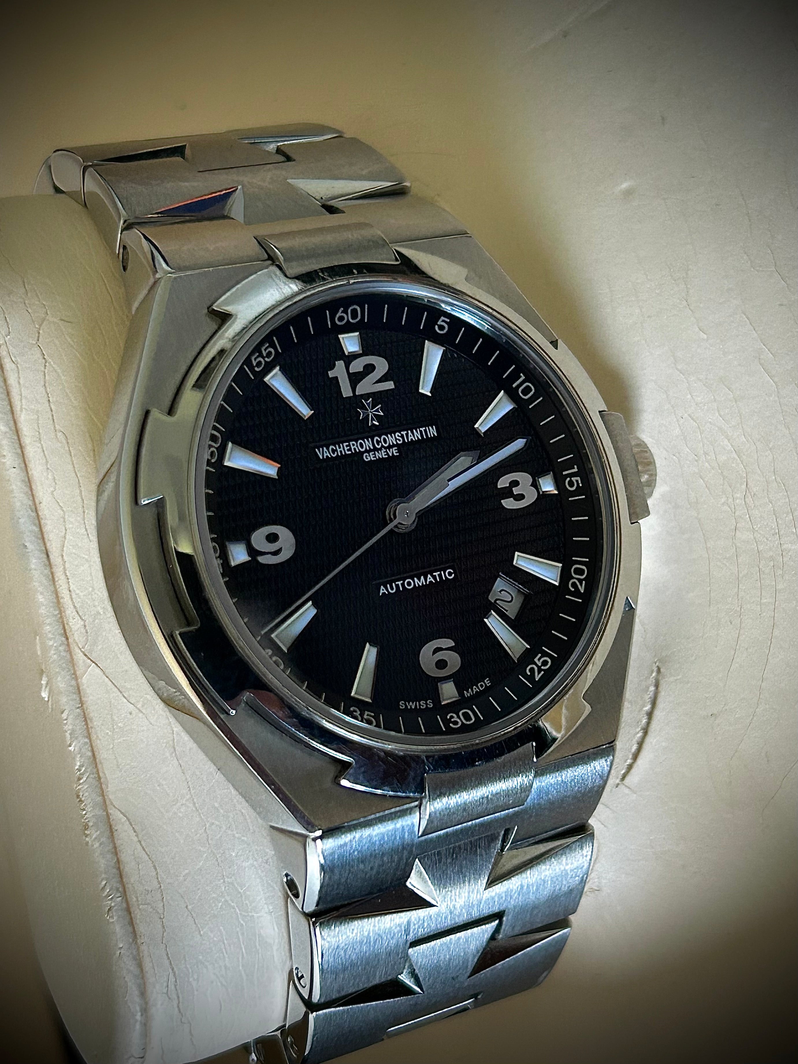 2008 VACHERON CONSTANTIN OVERSEAS, 47040/B01A-9094, BLACK DIAL, FULL SET, INC GST