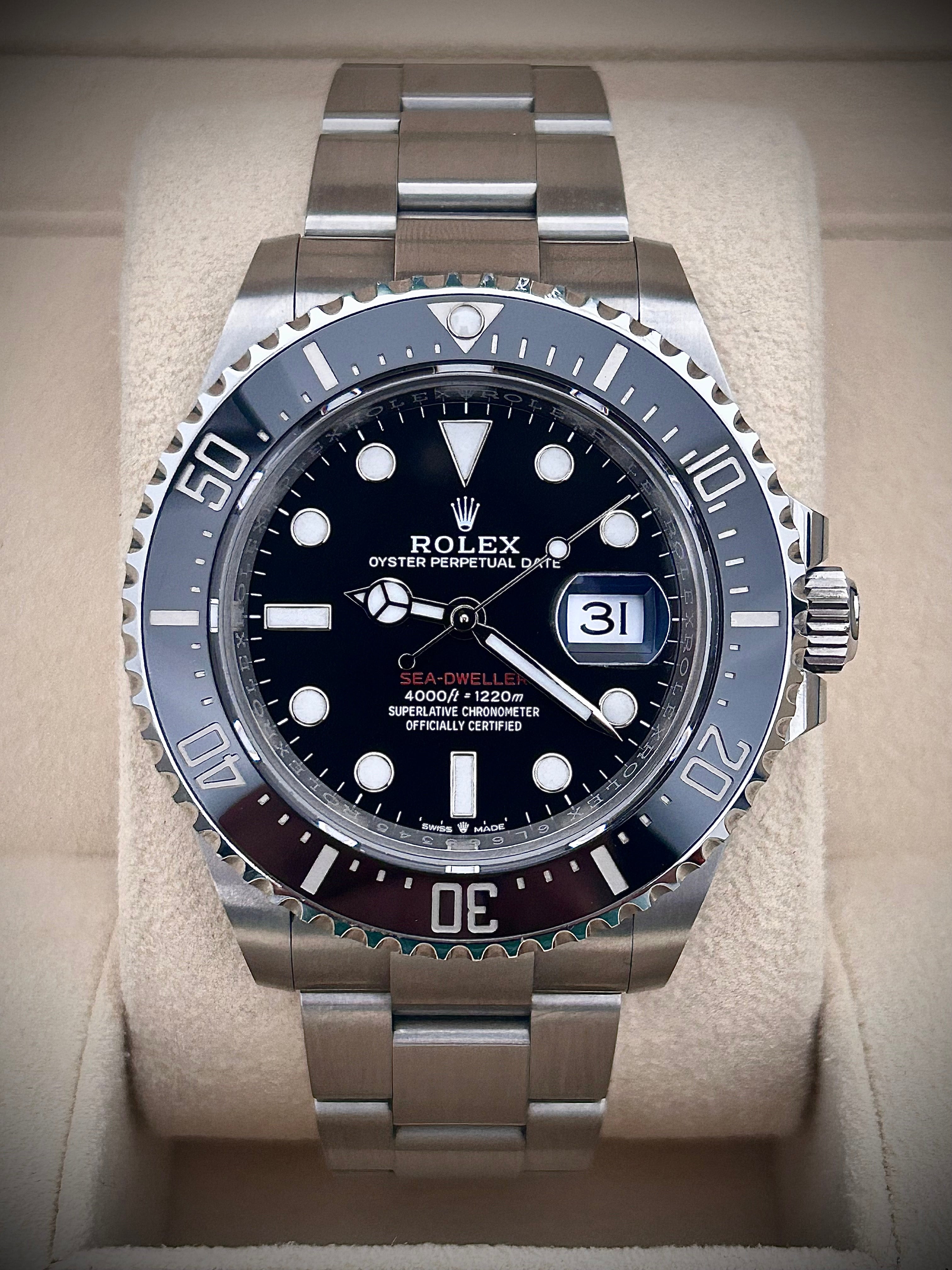 2023 ROLEX SEA DWELLER, 126600, FULL SET, INC GST