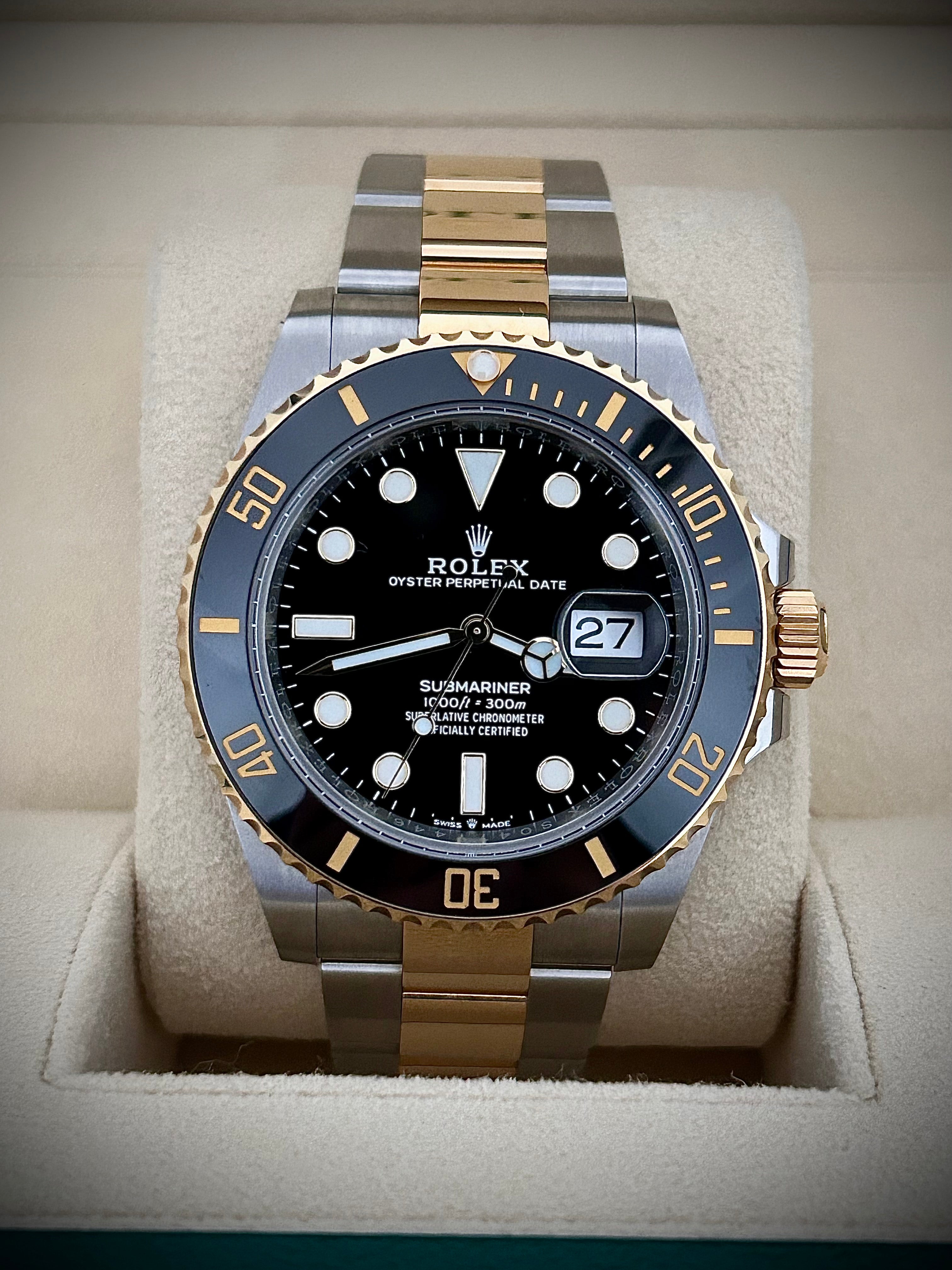 2024 ROLEX SUBMARINER DATE TWO TONE, 126613LN, FULL SET, INC GST