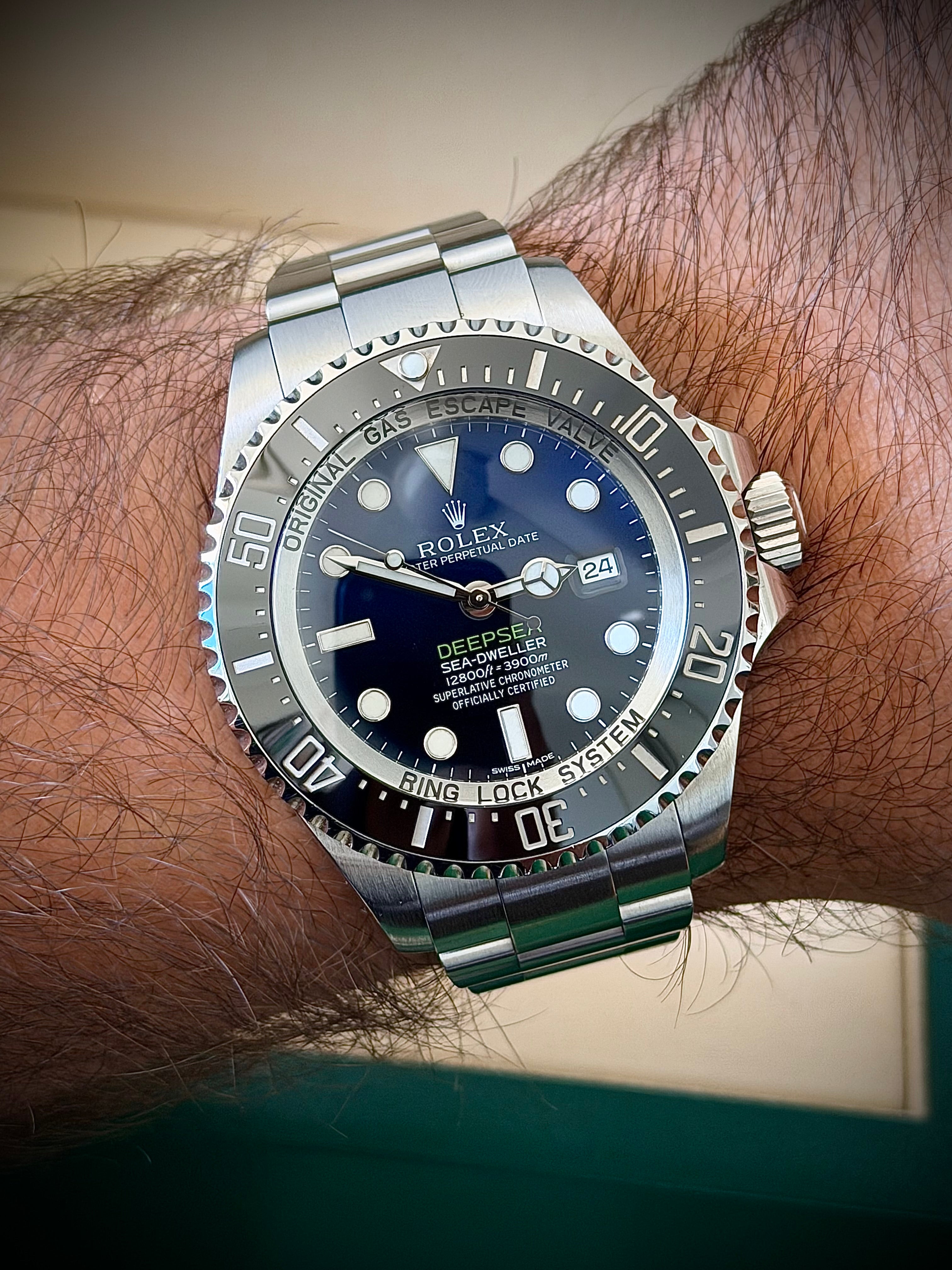2015 ROLEX DEEPSEA SEA-DWELLER 44MM, JAMES CAMERON 116660, FULL SET, INC GST
