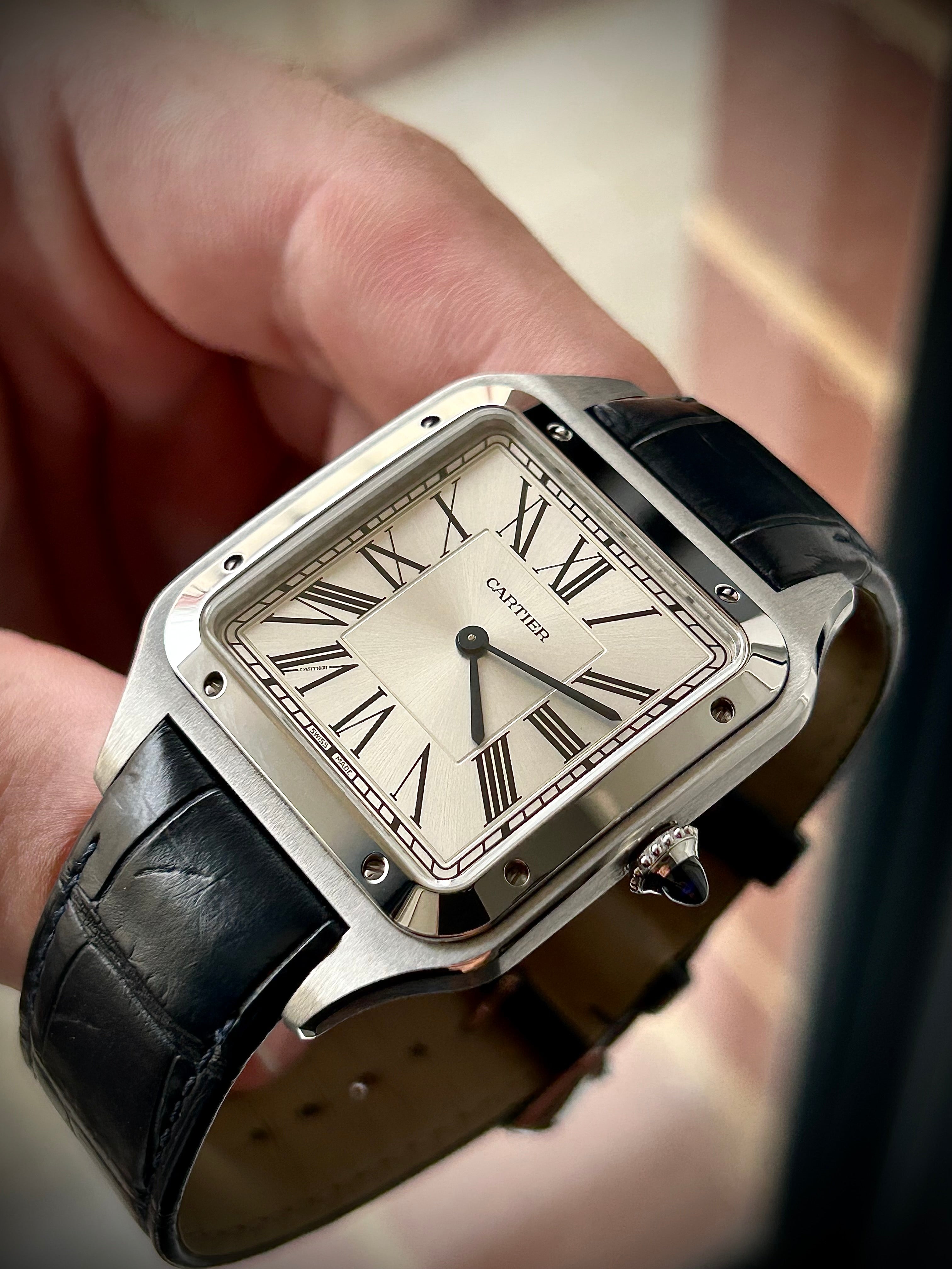 2021 CARTIER SANTOS DUMONT XL, WSSA0032, FULL SET, INC GST