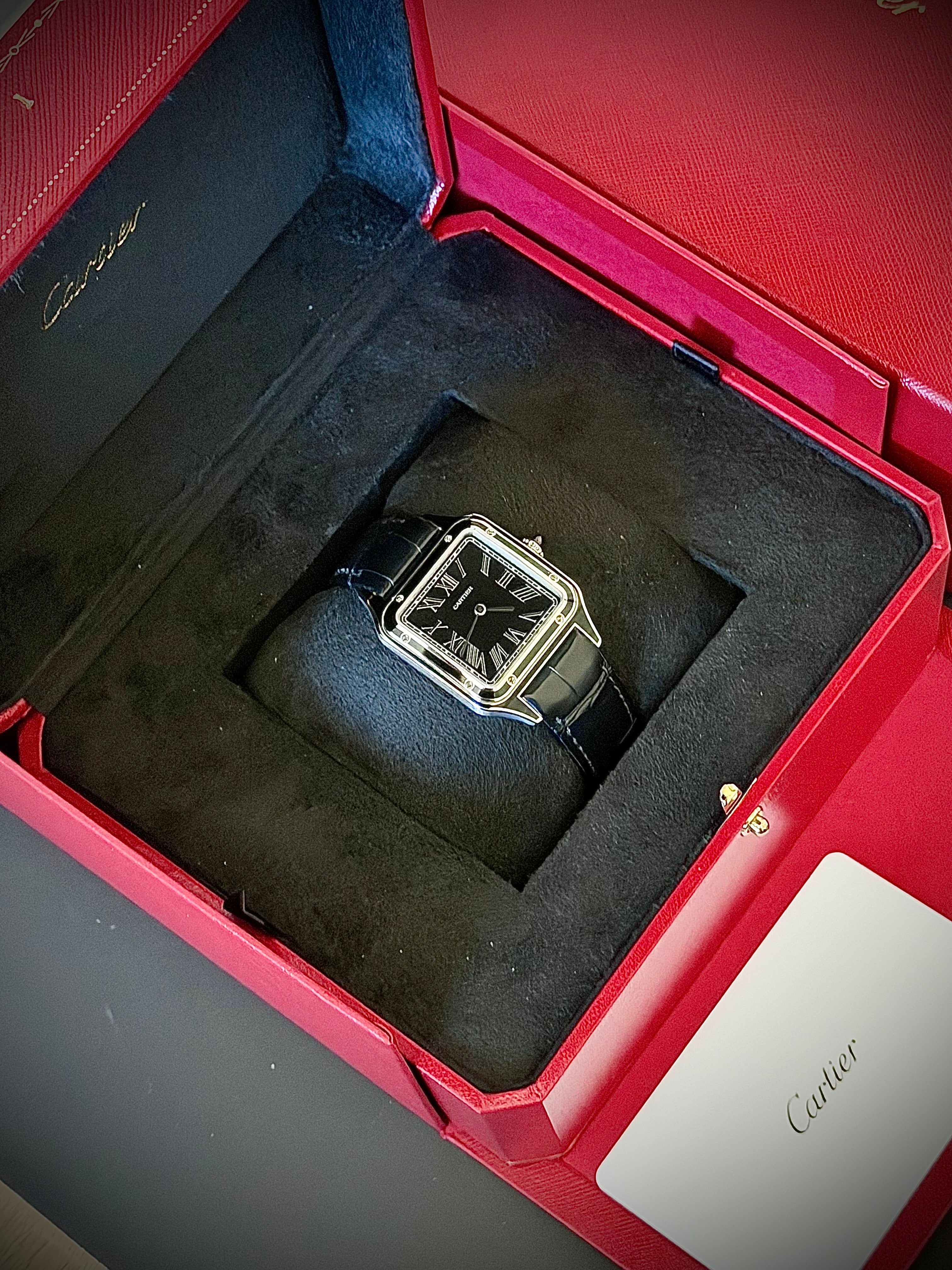 2024 CARTIER SANTOS-DUMONT, WSSA0046, BOX & CARD, INC GST