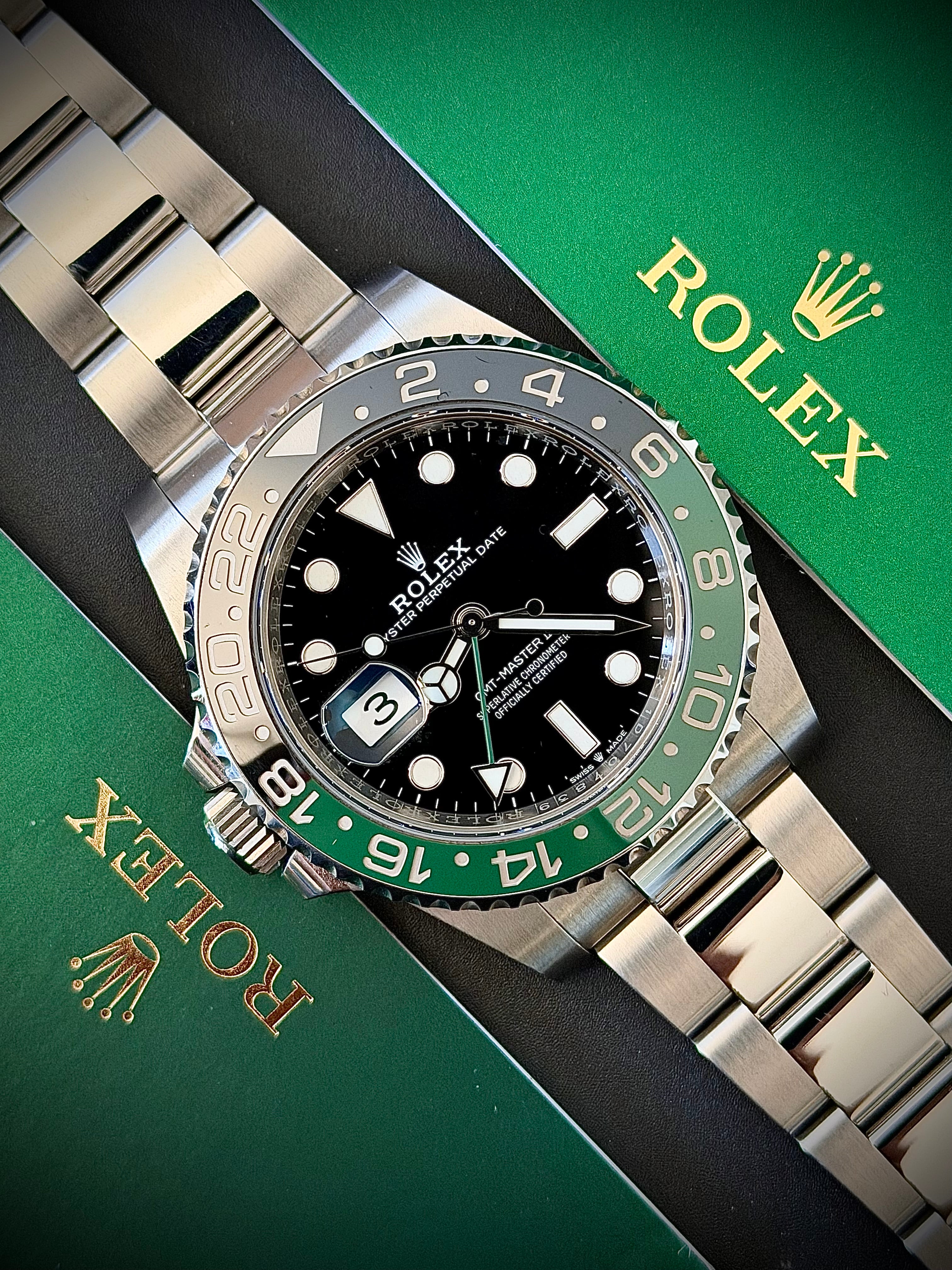 2024 ROLEX GMT-MASTER II “SPRITE”, 126720VTNR, FULL SET, INC GST