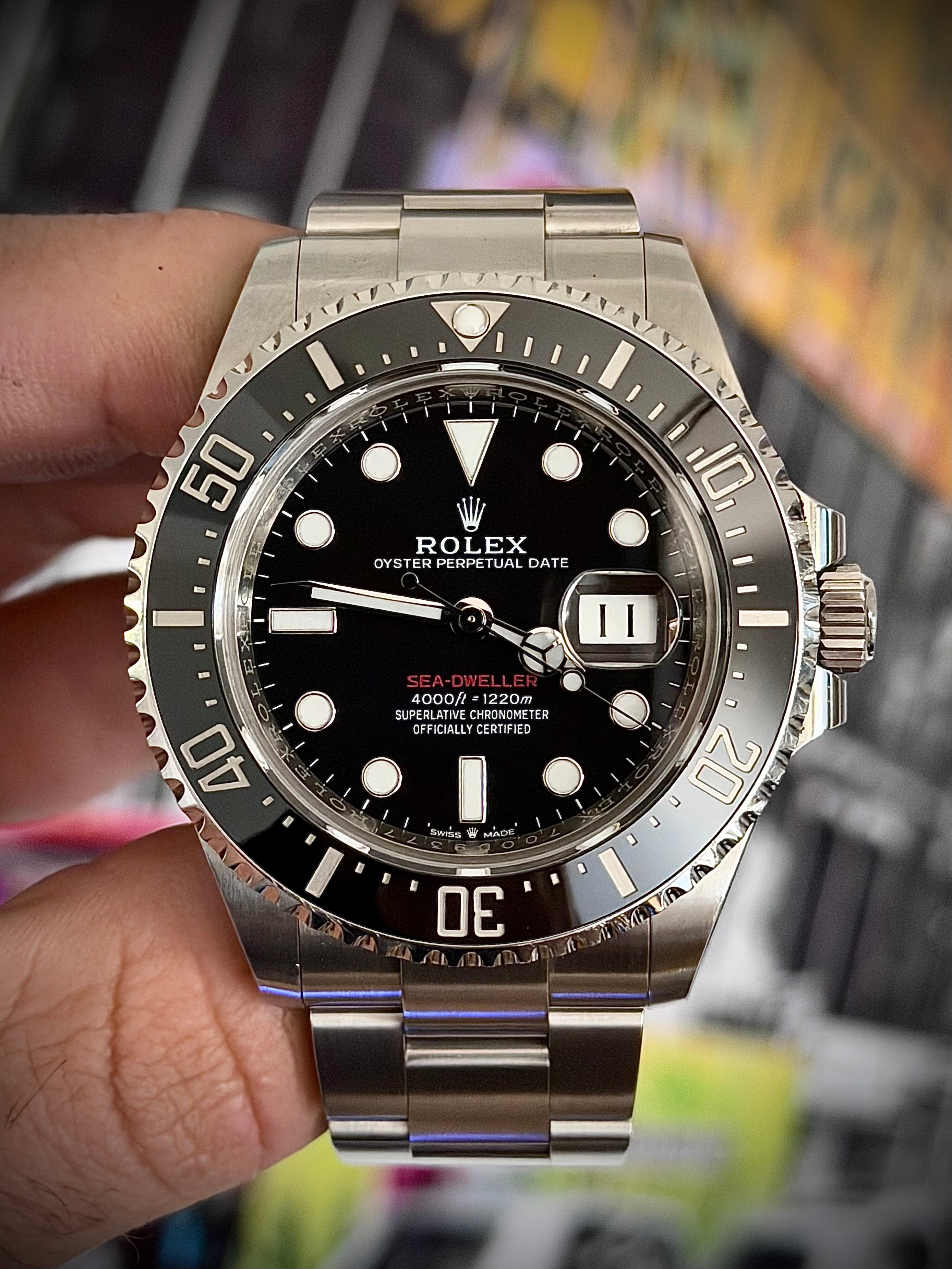 2021 ROLEX SEA DWELLER, SD43, 126600, BOX AND PAPERS, INC GST