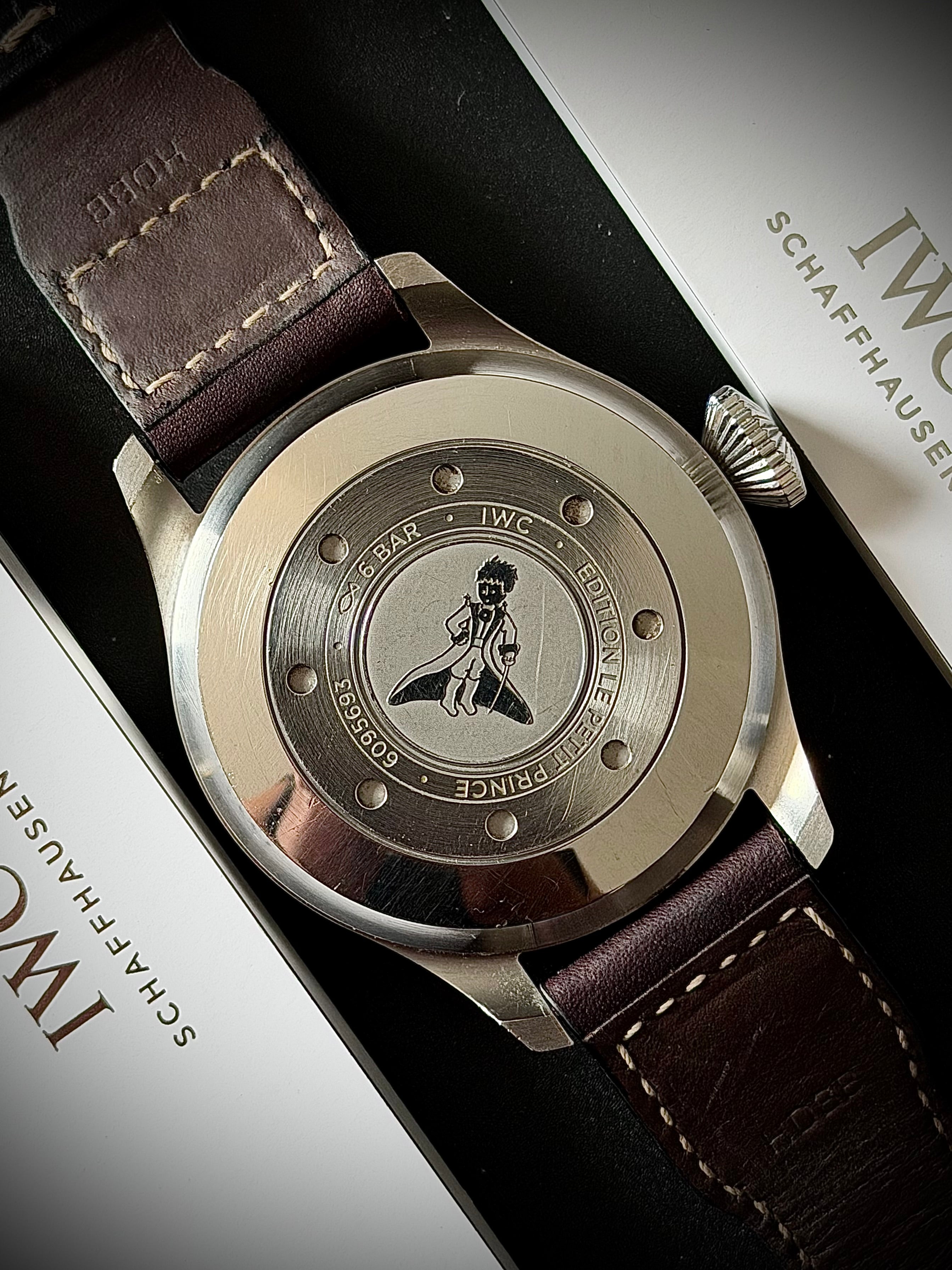 2018 IWC BIG PILOT 46, “LE PETIT PRINCE”, IW501002, BLUE DIAL, FULL SET, INC GST