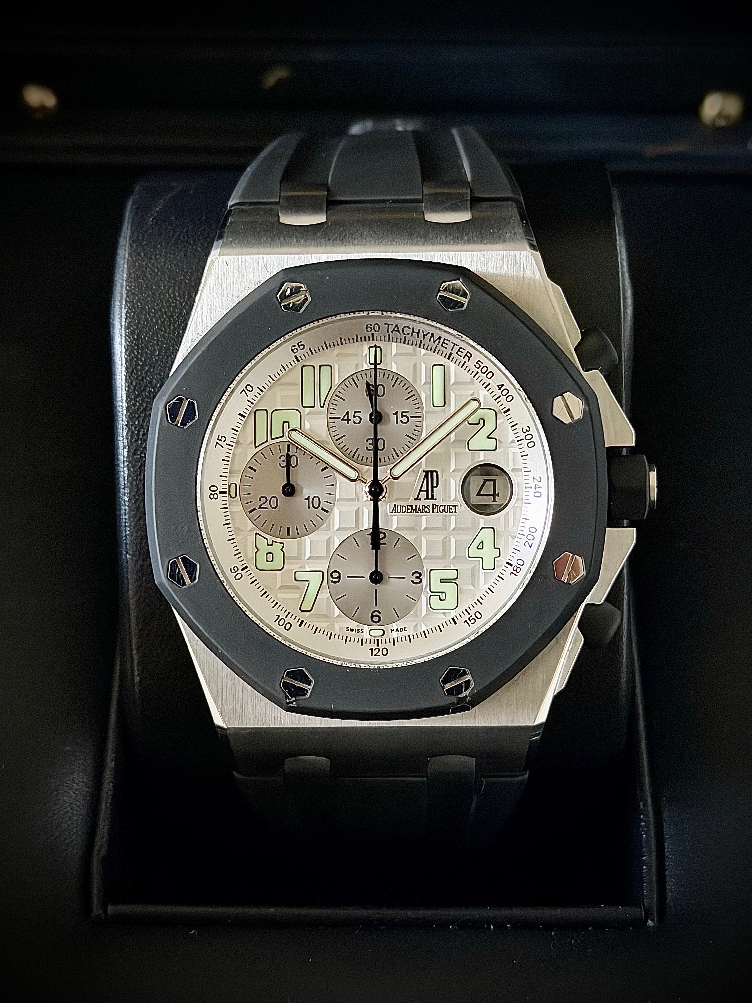 2003 AUDEMARS PIGUET ROYAL OAK OFFSHORE, 25940SK.00.D002CA.01.A, WATCH & AP SERVICE QUOTE, INC GST
