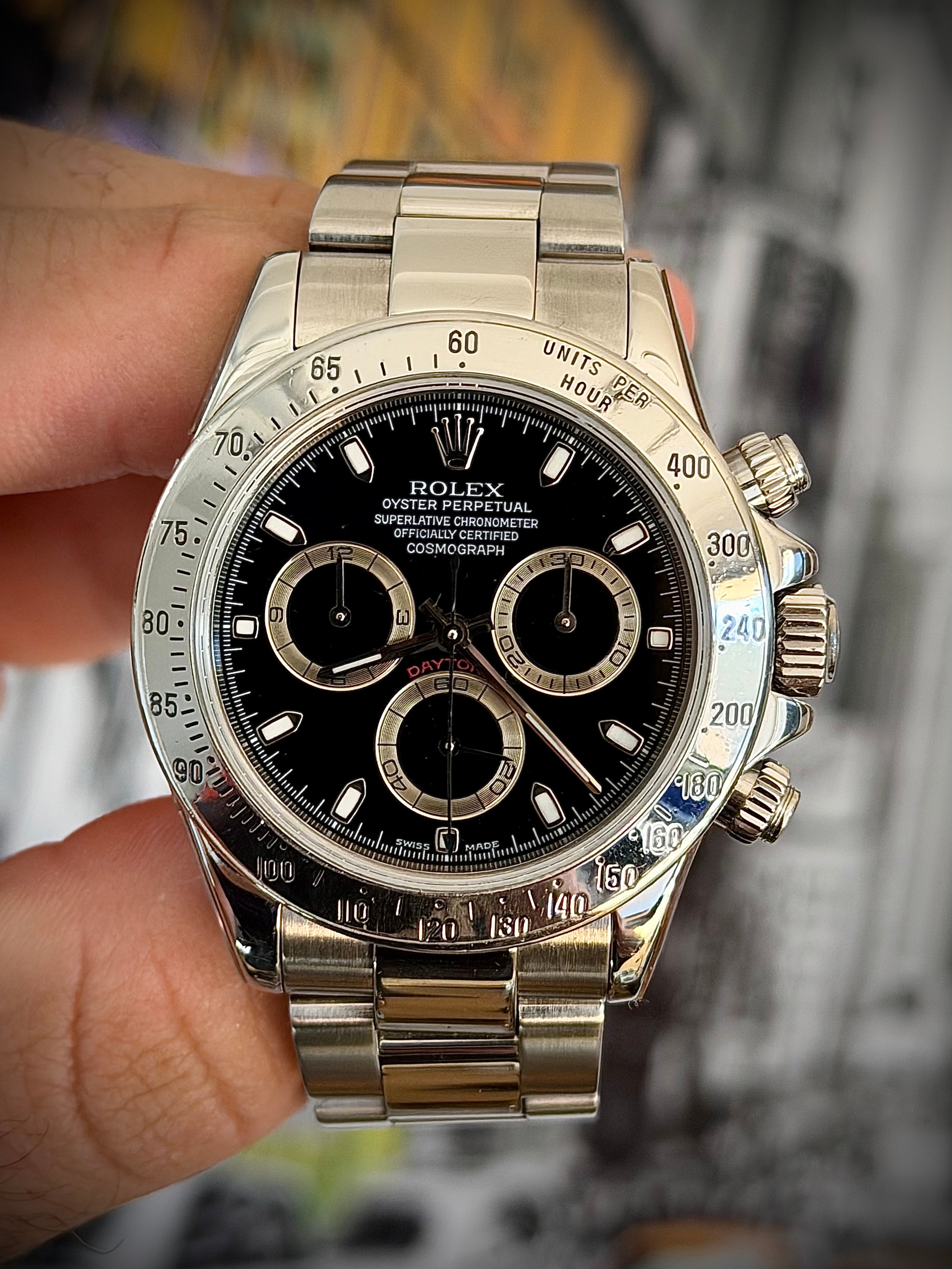 2004 ROLEX COSMOGRAPH DAYTONA, FULLY STICKERED, 116520, BOX AND BOOKLETS, INC GST