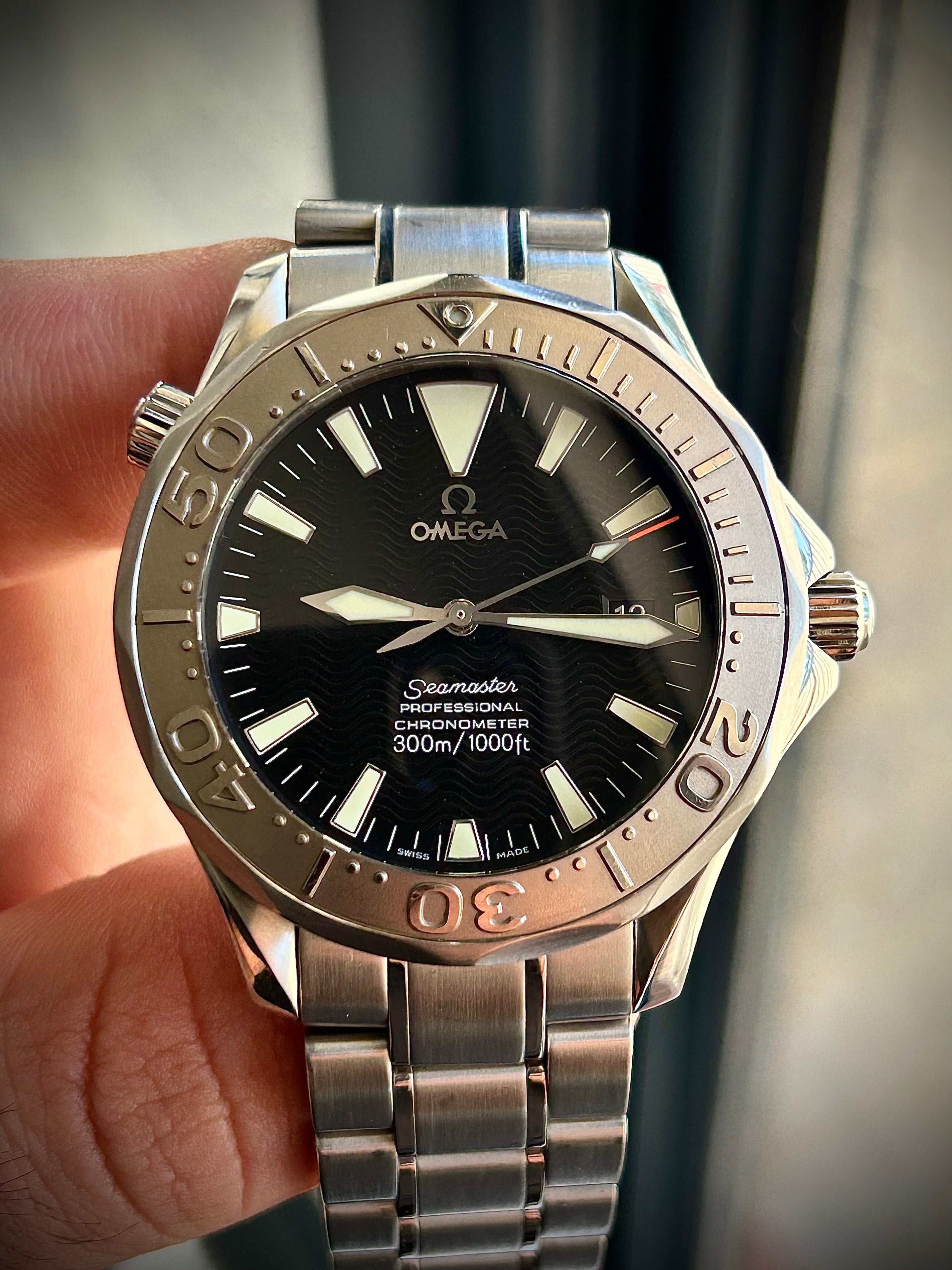 2006 OMEGA SEAMASTER 300, 2230.50, FULL SET, INC GST